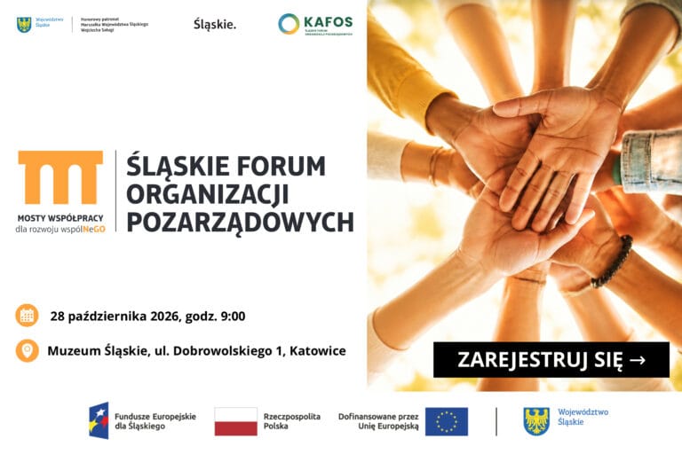 Zgłoś organizację do Nagrody Śląskiego Forum Organizacji Pozarządowych im. Anny Szelest!